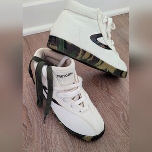 J Crew Camo Tretorn Sneakers